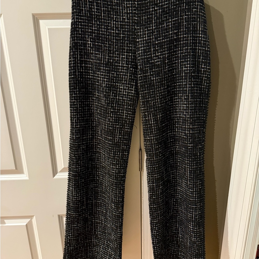 Zara Black and White Women's Pants